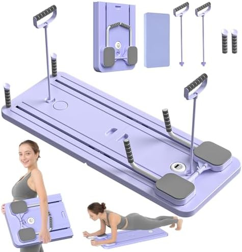 JANUA Pilates Board - Pilates Reformer Set, Multi-Purpose Foldable Pilates Reformer Board for Hom... | Amazon (US)