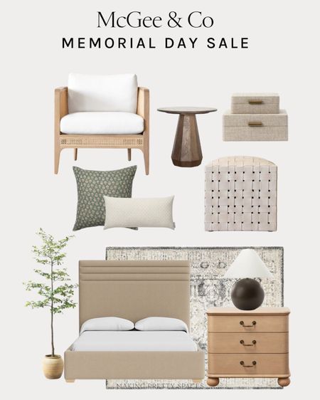 Save up to 35% on the McGee & co Memorial Day sale! McGee & co, sale, home finds, decor, chair, bed, area rug, nightstand, side table, faux tree, lamp 

#LTKSaleAlert #LTKHome #LTKStyleTip