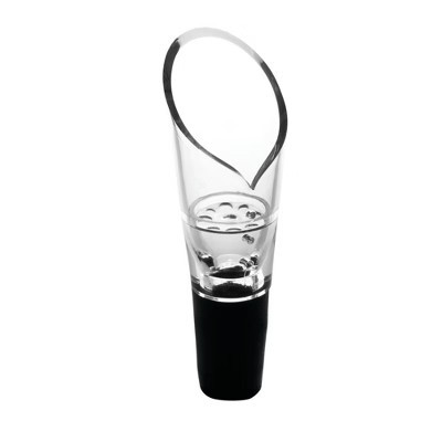 True Aerial Wine Aerator Pourer Spout - Aerating Pourers for Wine Bottles, Clear | Target