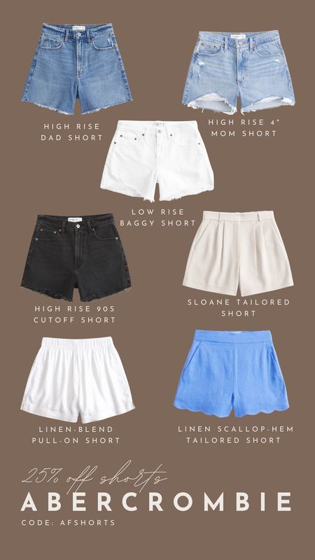 Abercrombie shorts sale! Use code AFSHORTS to save!

Denim shorts, spring outfits, spring style 

#LTKFindsUnder100 #LTKStyleTip #LTKFindsUnder50