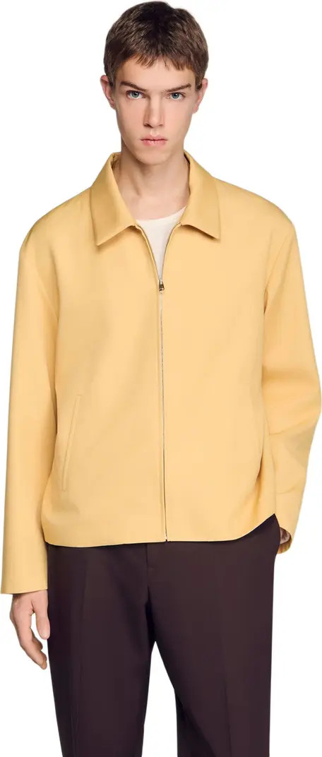 SANDRO Zip-up jacket | Nordstrom | Nordstrom