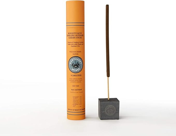 Nantucket Spider Bundle | Garden Repellent Sticks 14 Pack and Incense Stick Holder | Repels Mosqu... | Amazon (US)