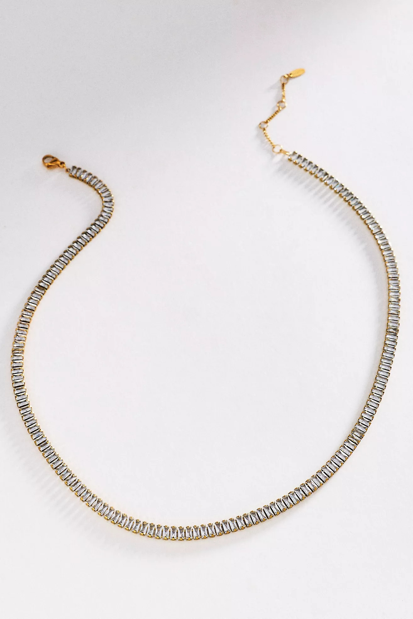 By Anthropologie Water-Resistant Tennis Necklace | Anthropologie (US)