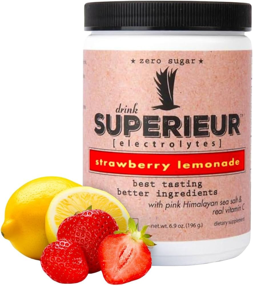 Superieur Electrolytes–Plant Based Electrolyte Supplement w/Sea Minerals for Hydration & Recove... | Amazon (US)