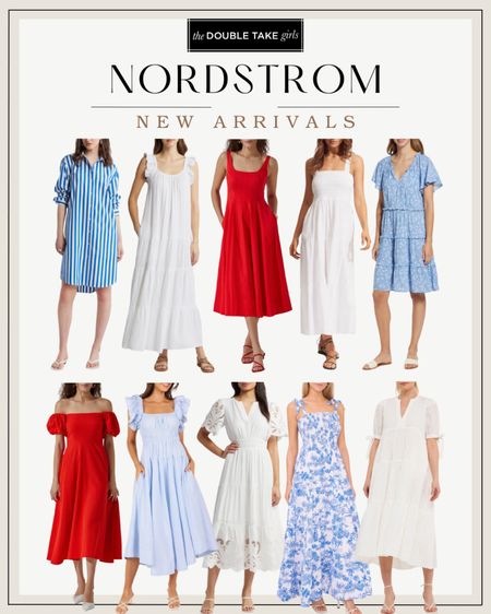 The cutest new red white and blue dresses from nordstrom that ship for FREE!! 

#LTKFindsUnder100 #LTKSaleAlert #LTKSeasonal