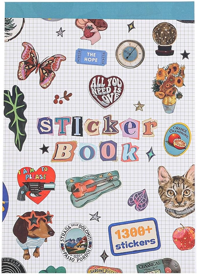 Girl's Korean Sticker Book, Food and Daily Life Theme - 1300+ Cute Dream Style Foodie Stickers, f... | Amazon (US)