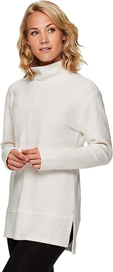 RBX Active Women's Ultra Soft Quilted Cowl Neck Pullover Sweatshirt | Amazon (US)