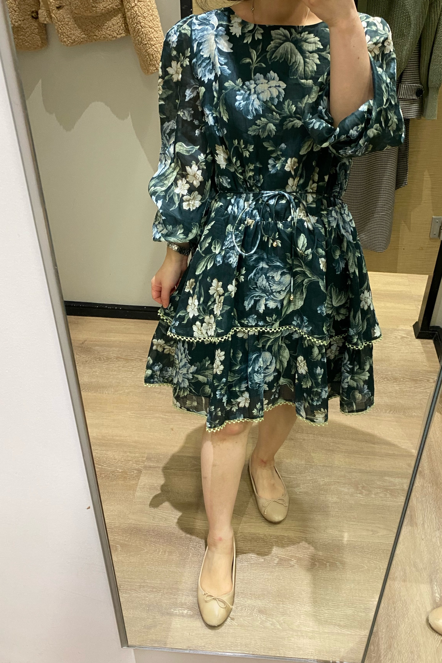 Forever New take a further 40% off sale item is here! Use code TAF40 at checkout. Including this gorgeous dark green and blue floral dress that I tried on a couple of months ago. It’s a good pick if you’re looking for a long sleeve dress for colder winter days. I’m trying a size that’s larger than my usual. For Forever New, would recommend take your usual size or size up if need to. 
Also linked other sale finds that might be good investment pieces including the stunning metallic green maxi skirt - early planning for Christmas party outfit! 🎄 Don’t forget to check out their accessories section. Lots of cute jewellery pieces and earring for under $10!

#LTKfindsunder100 #LTKsalealert #LTKaustralia