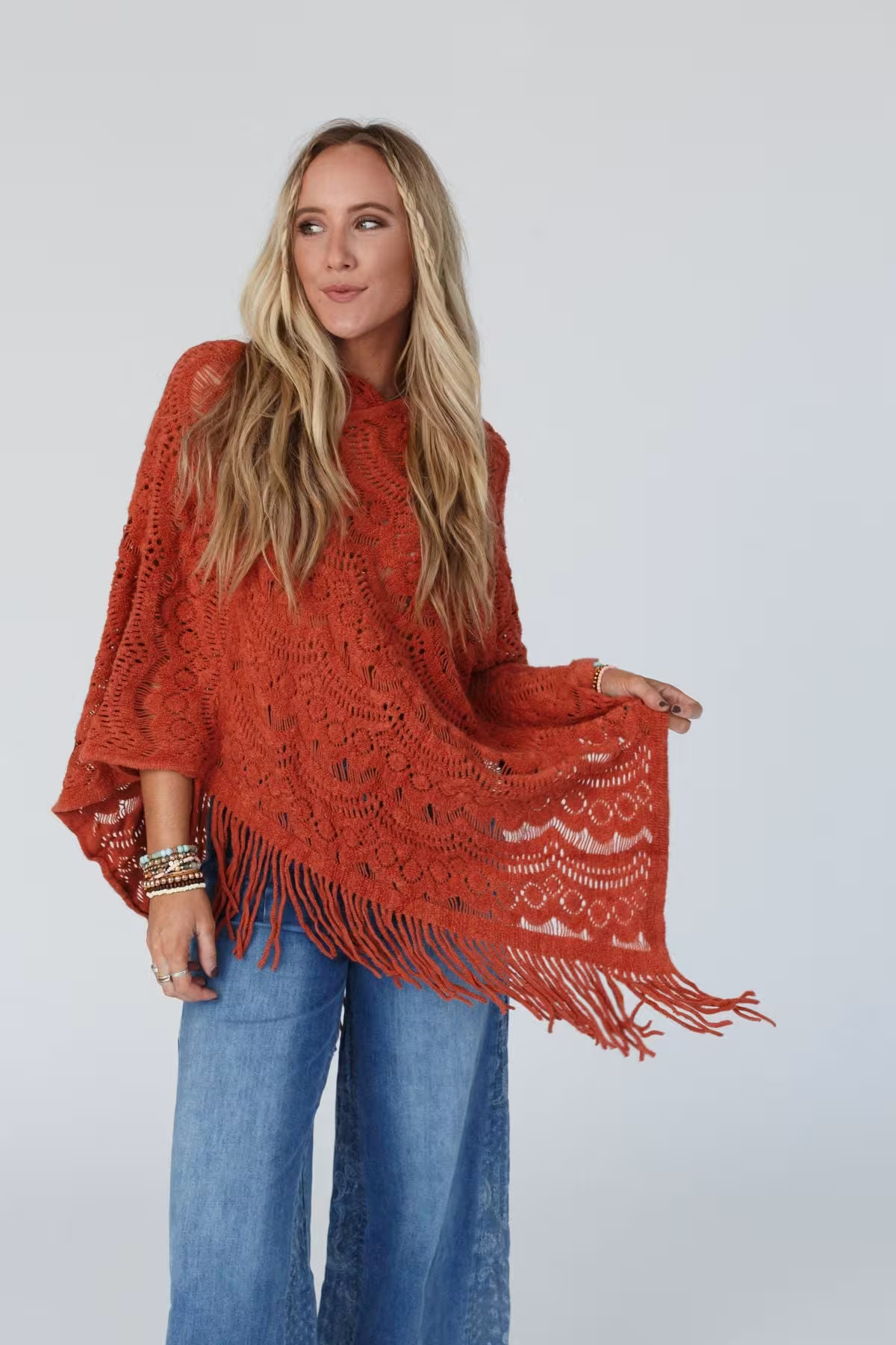 Sea Beyond Lace Poncho — Three Bird Nest | Three Bird Nest