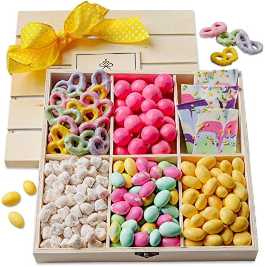 Chocolate Gift Baskets for Easter | Variety Holiday Snack Crate- Prime Delivery Gift Assortment |... | Amazon (US)