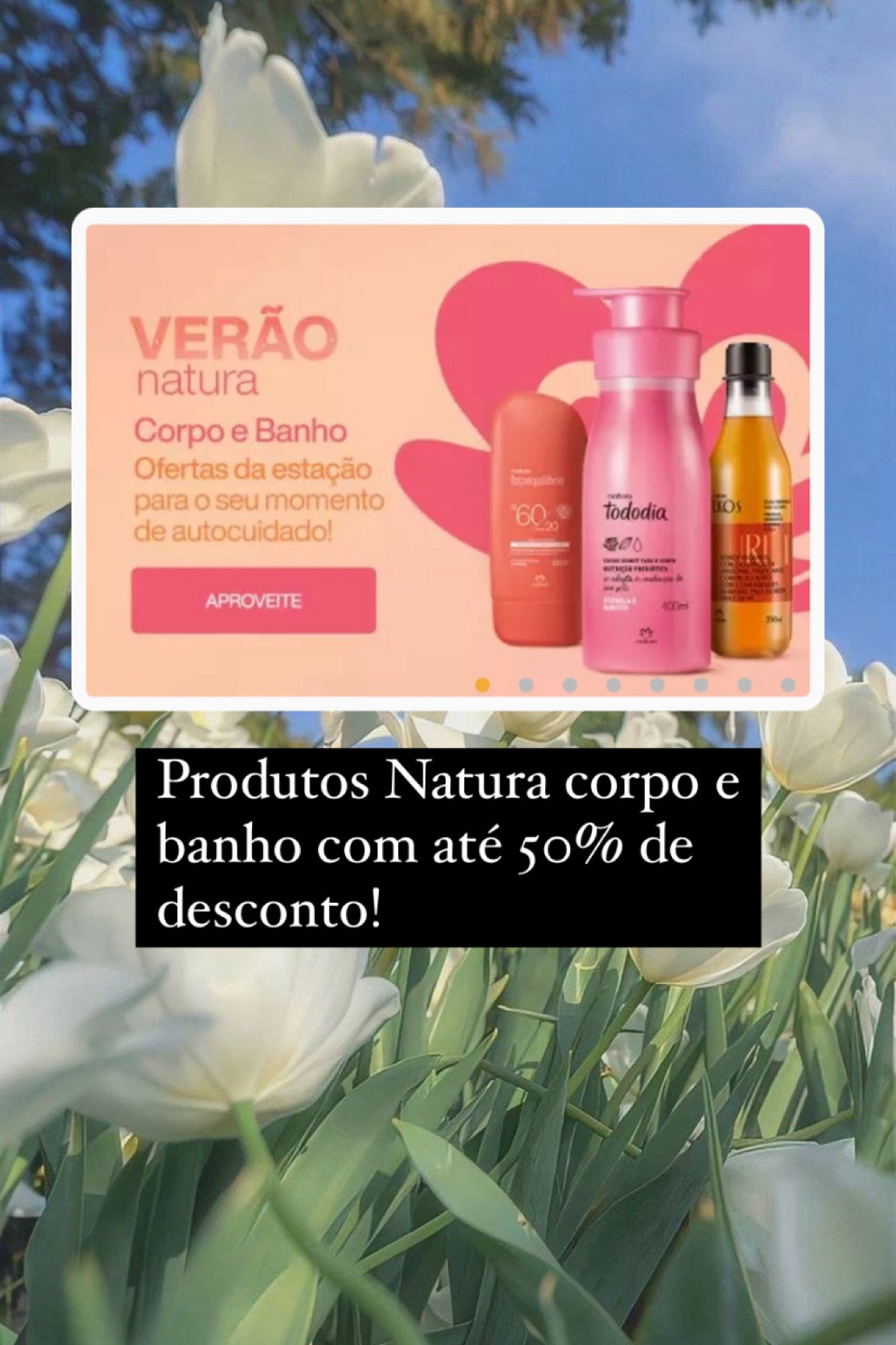 Seleção de produtos Natura corpo e banho com até 50% de desconto!
Confira produtos linkados no post!

#LTKbeauty #LTKhome #LTKbrasil