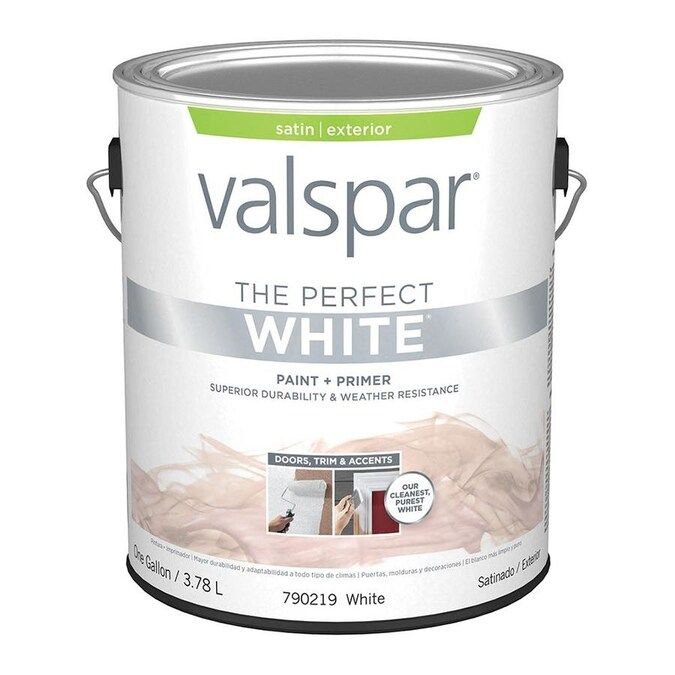 Valspar Satin Perfect White Exterior Paint (1-Gallon) Lowes.com | Lowe's
