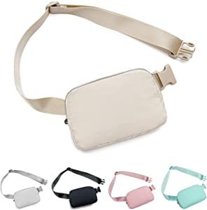 Amazon.com : Belt Bag Waist Pack Bum Bag Fanny Pack Crossbody Bags for Women and Men with Adjusta... | Amazon (US)