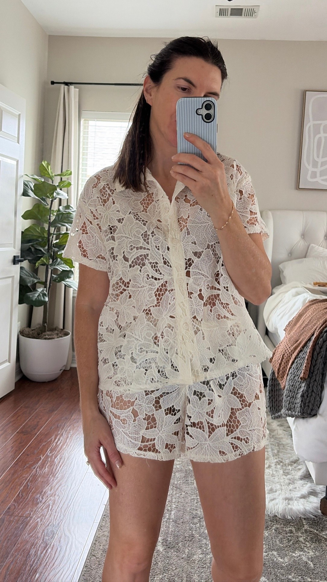 This swimsuit coverup matching set is so unique and feels more expensive. Wearing smalls in both  

#LTKSpringSale #LTKSeasonal #LTKSwim