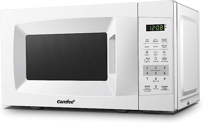 COMFEE' EM720CPL-PM Countertop Microwave Oven with Sound On/Off, ECO Mode and Easy One-Touch Butt... | Amazon (US)
