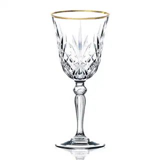 Lorren Home Trends Siena Collection Crystal White Wine Glasses (Set of 4) | Bed Bath & Beyond