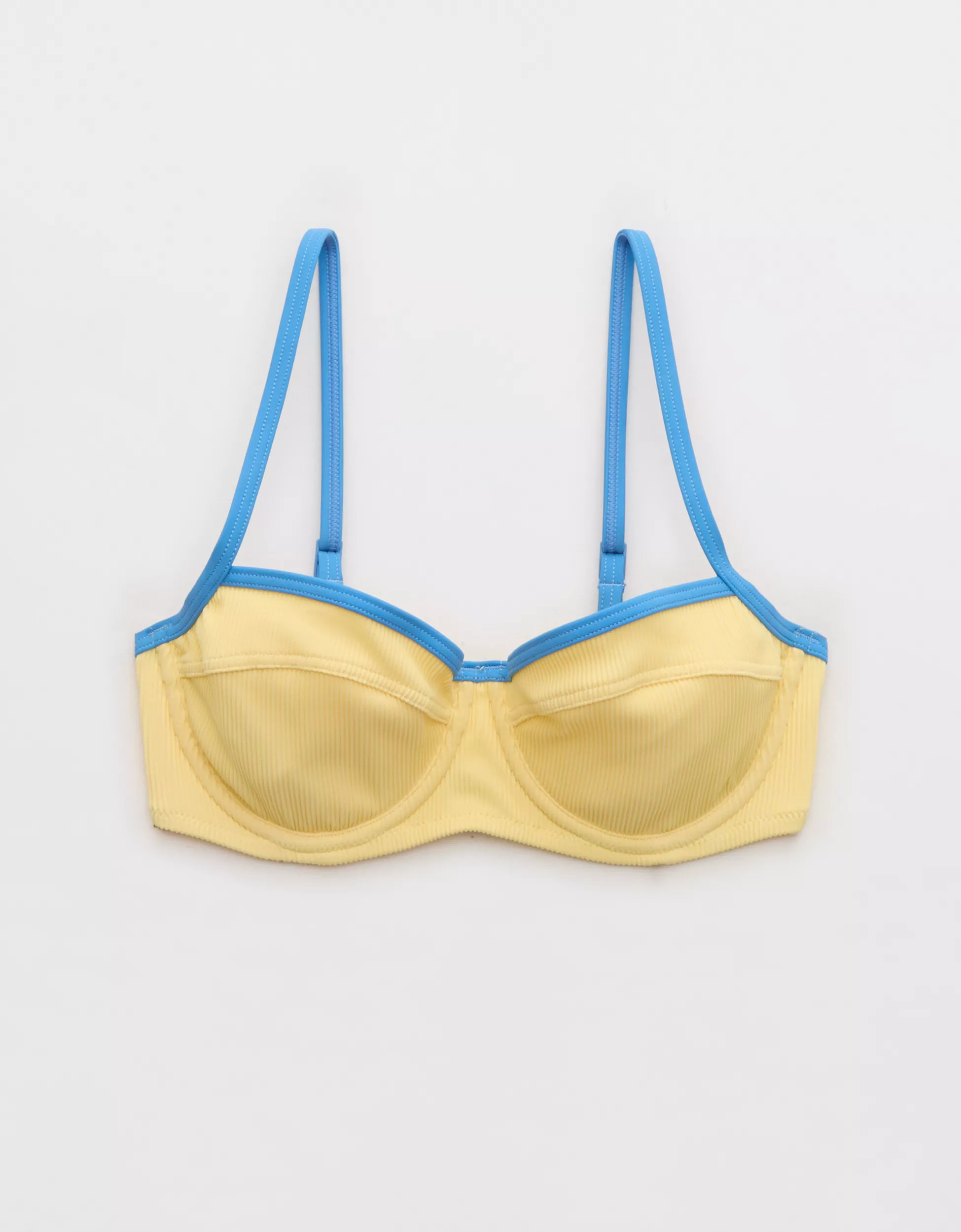 Aerie Unlined Underwire Ribbed Bikini Top | American Eagle Outfitters (US & CA)