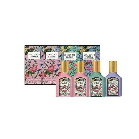 Gucci Flora Perfume for Women Variety Gift Set Mini Splashes 4 X 0.16 Fl oz | Walmart (US)