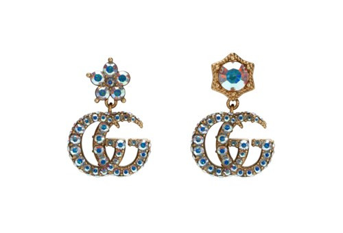 Crystal Double G earrings | Gucci (US)