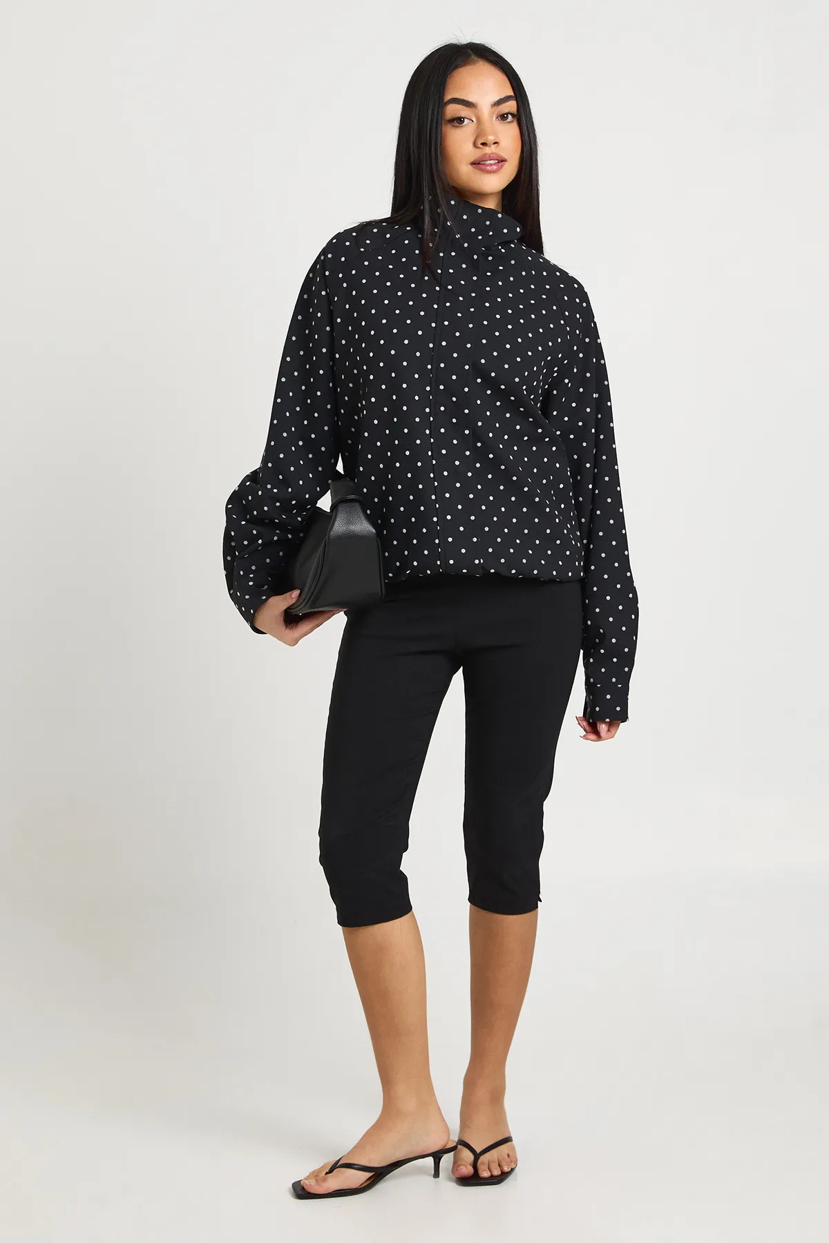 Black Polka Dot Jacket | Boohoo | Boohoo.com (UK & IE)
