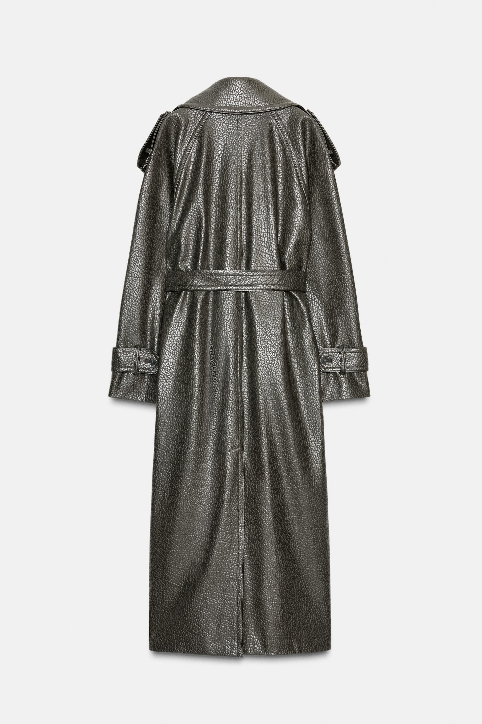 FAUX LEATHER COAT | Zara UK