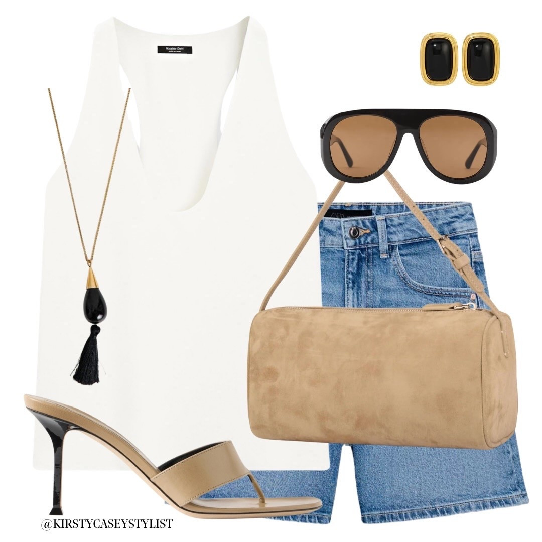The perfect summers look for drinks outside 🍹🥂☀️ 

Inspired by @broganhodgson 🫶🏼🫶🏼

#summeroutfit #datenightoutfit #summerfashion #denimshortsoutfit #amazonfinds

#LTKstyletip #LTKsummer #LTKdatenight