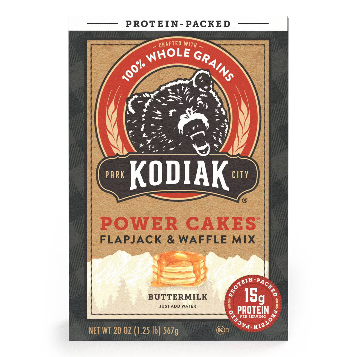 Kodiak Protein-Packed Flapjack & Waffle Mix Buttermilk - 20oz | Target