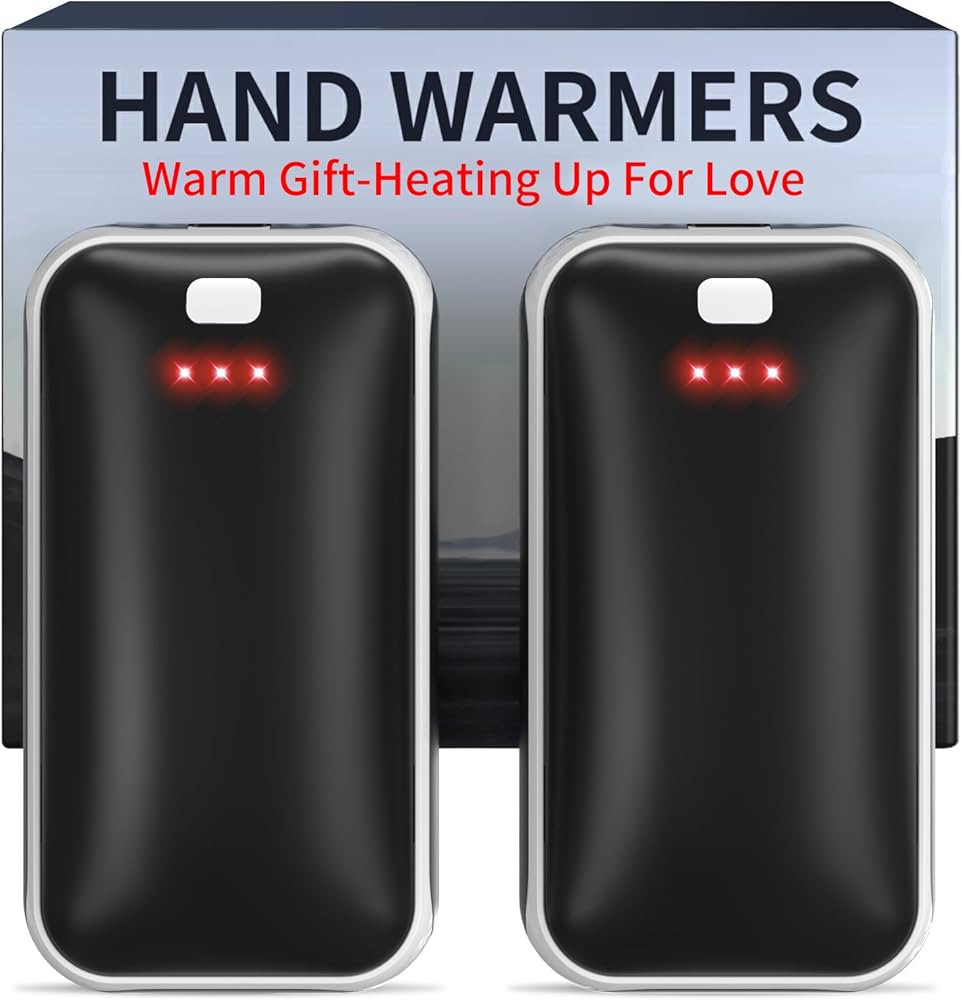 Hand Warmers Rechargeable, 2 Pack Electric Hand Warmer, Reusable Portable Pocket Heater USB Handw... | Amazon (US)
