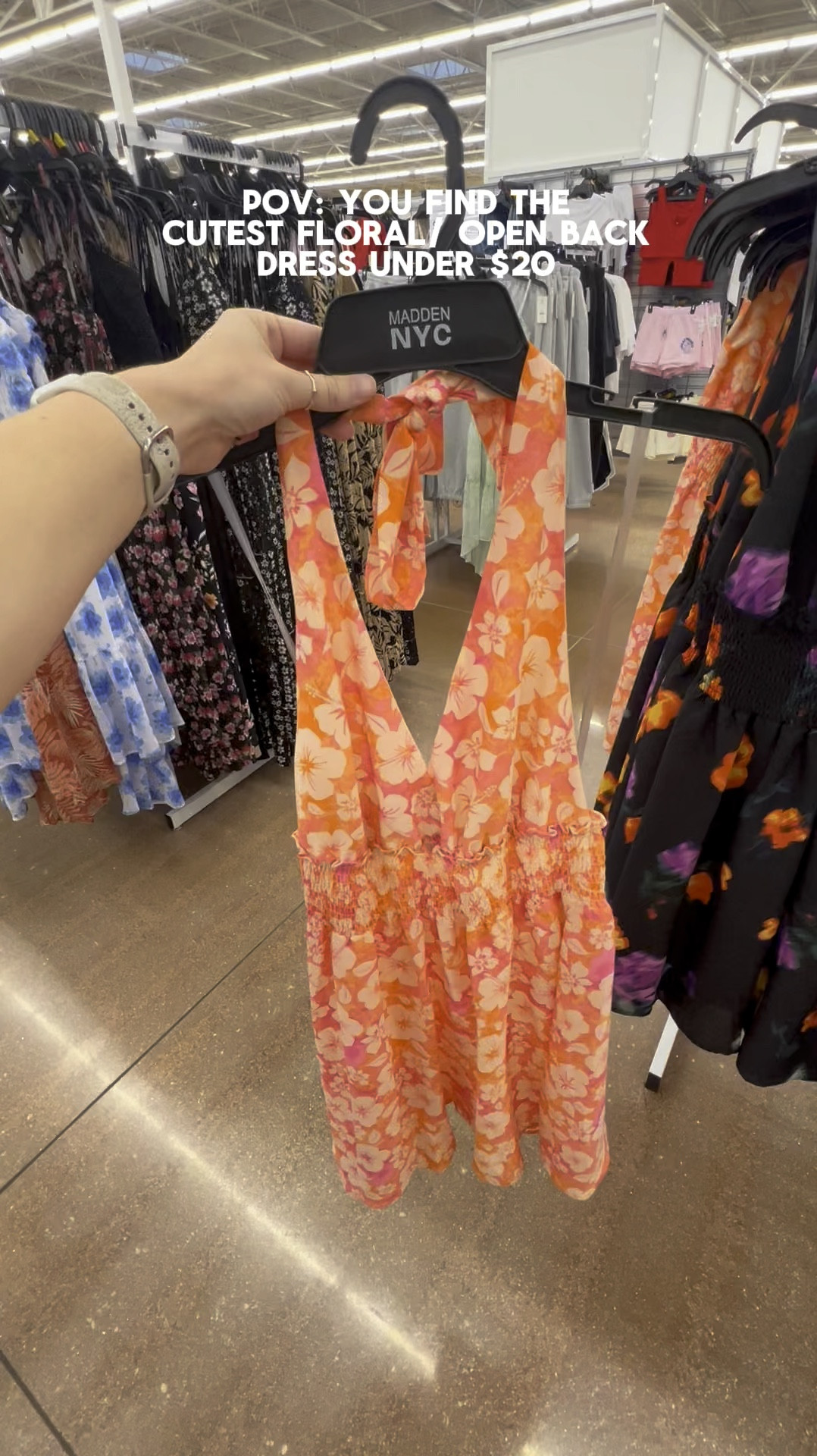 Literally THEE CUTEST floral halter dress for summer or vacation! Under $20! Runs TTS 🌺🌺🌺 // #under20 #halterdress #floralsummerdress #girlythings #summerdress #walmartfind

#LTKBeauty #LTKSeasonal #LTKFindsUnder100