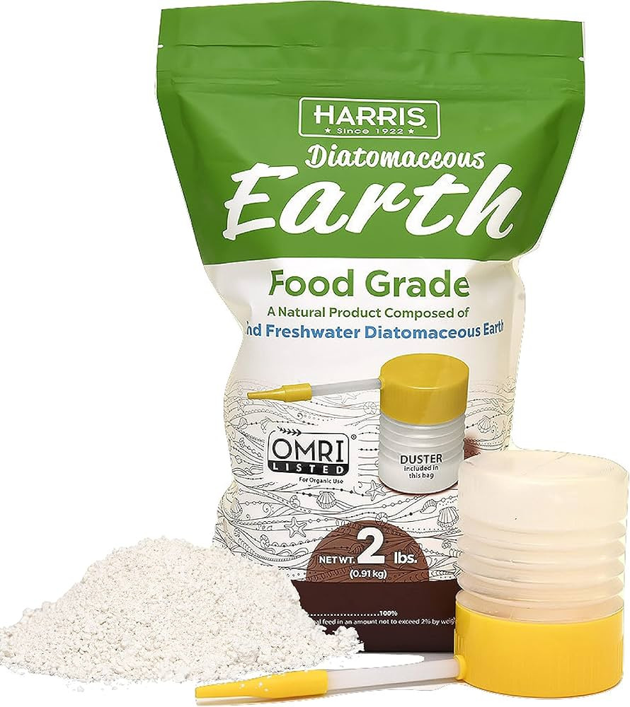 HARRIS Diatomaceous Earth Food Grade, 2lb with Powder Duster Included in The Bag | Amazon (US)