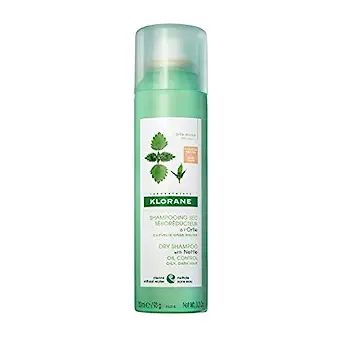 Klorane Dry Shampoo with Nettle, Natural Tint for Brunettes, for Oily Hair and Scalp, Regulates O... | Amazon (US)