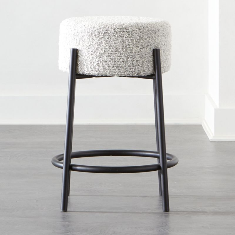 Peg Upholstered Bar Stool Set of 2 + Reviews | CB2 | CB2