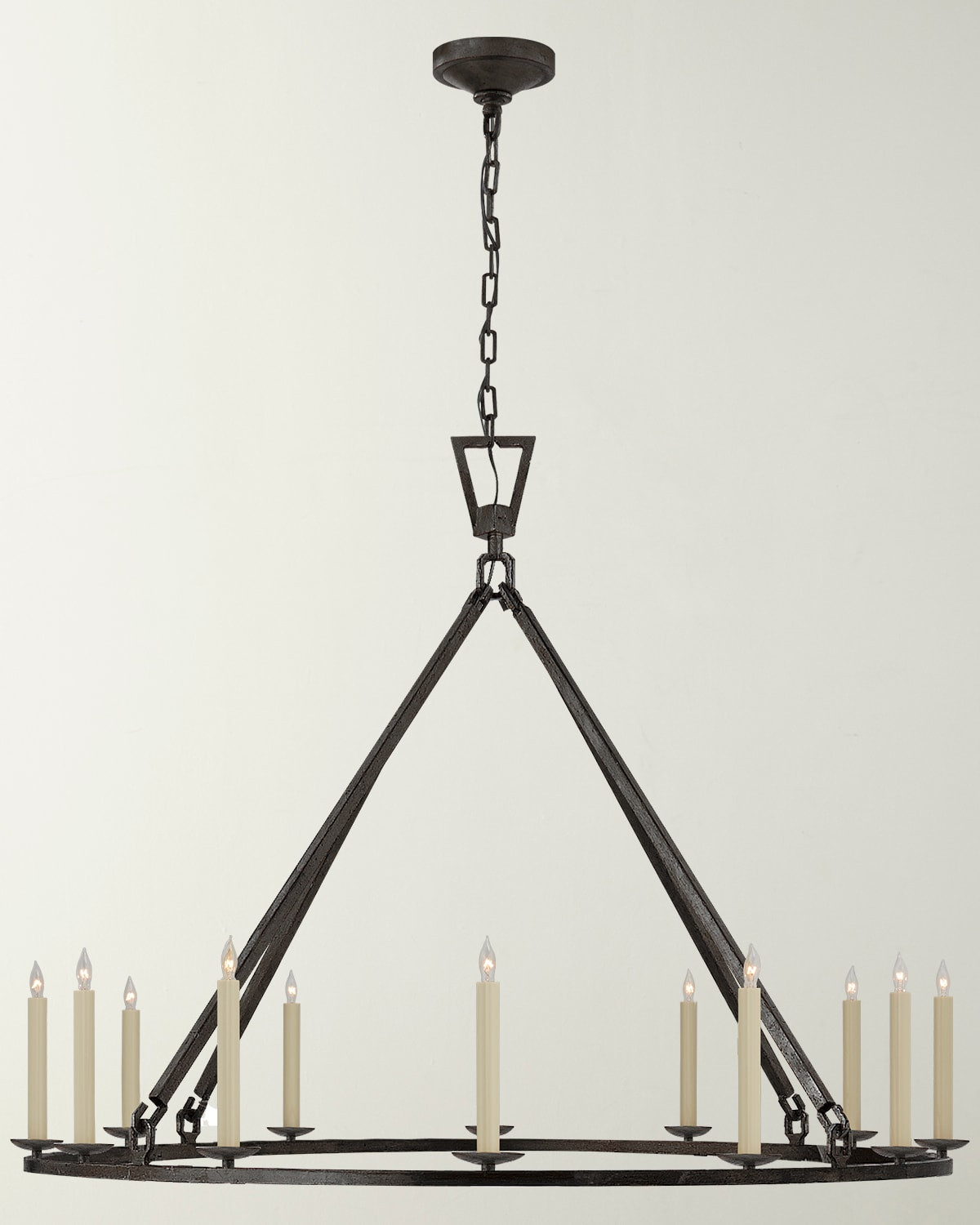 Darlana Extra Large Single Ring Chandelier By Chapman & Myers | Neiman Marcus