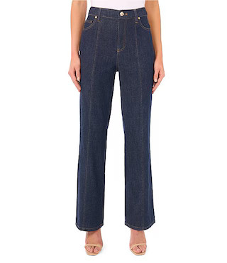 CeCe High Waist Flare Wide Leg Jeans | Dillard's | Dillard's