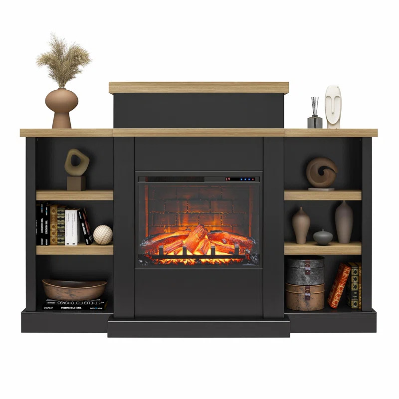 Maultsby 64.33'' W Electric Fireplace | Wayfair North America