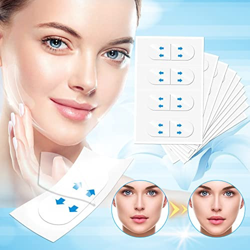 Face Lift Tape Invisible,100PCS Face Tape Lifting Invisible,Face Lifter Tape,Facelift Tape for Makeup Tape,Instant Face Lift Neck Stickers for Women Facial Double Chin Jowls Eyes Wrinkles Saggy Skin | Amazon (US)