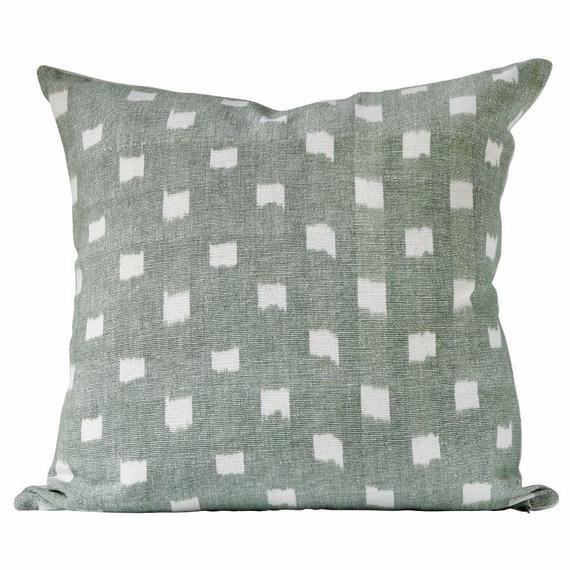Kufri REX Designer Pillow Cover in Jade // Green Pillow Cover | Etsy | Etsy (US)