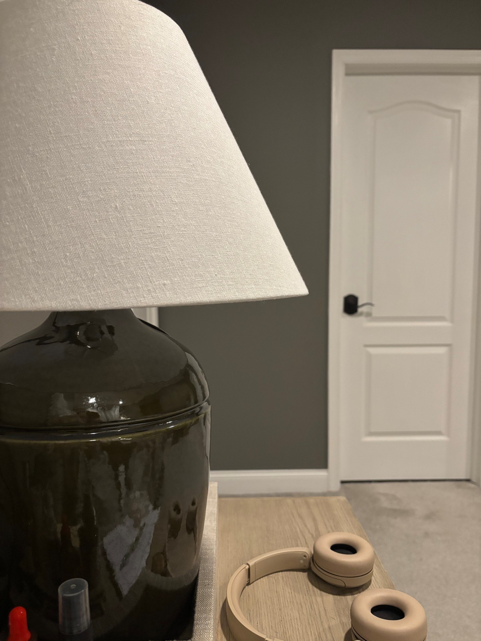 Love that I finally put these lamps on our nightstands. They are so pretty and such a sleek vibe. I rarely use "color” around here, but dark olive green fits in so well- I’m  loving it! Looks way more $$$ than it is! 

Lamps, nightstands, console table, bedside lamps, living room, side table, green decor, home decor, affordable home decor, home, target home, target finds, home of office, lighting, primary bedroom, kids bedroom, guest bedroom, winter outfits, winter decor, home inspo, traditional home 

#LTKHome #LTKFindsUnder100