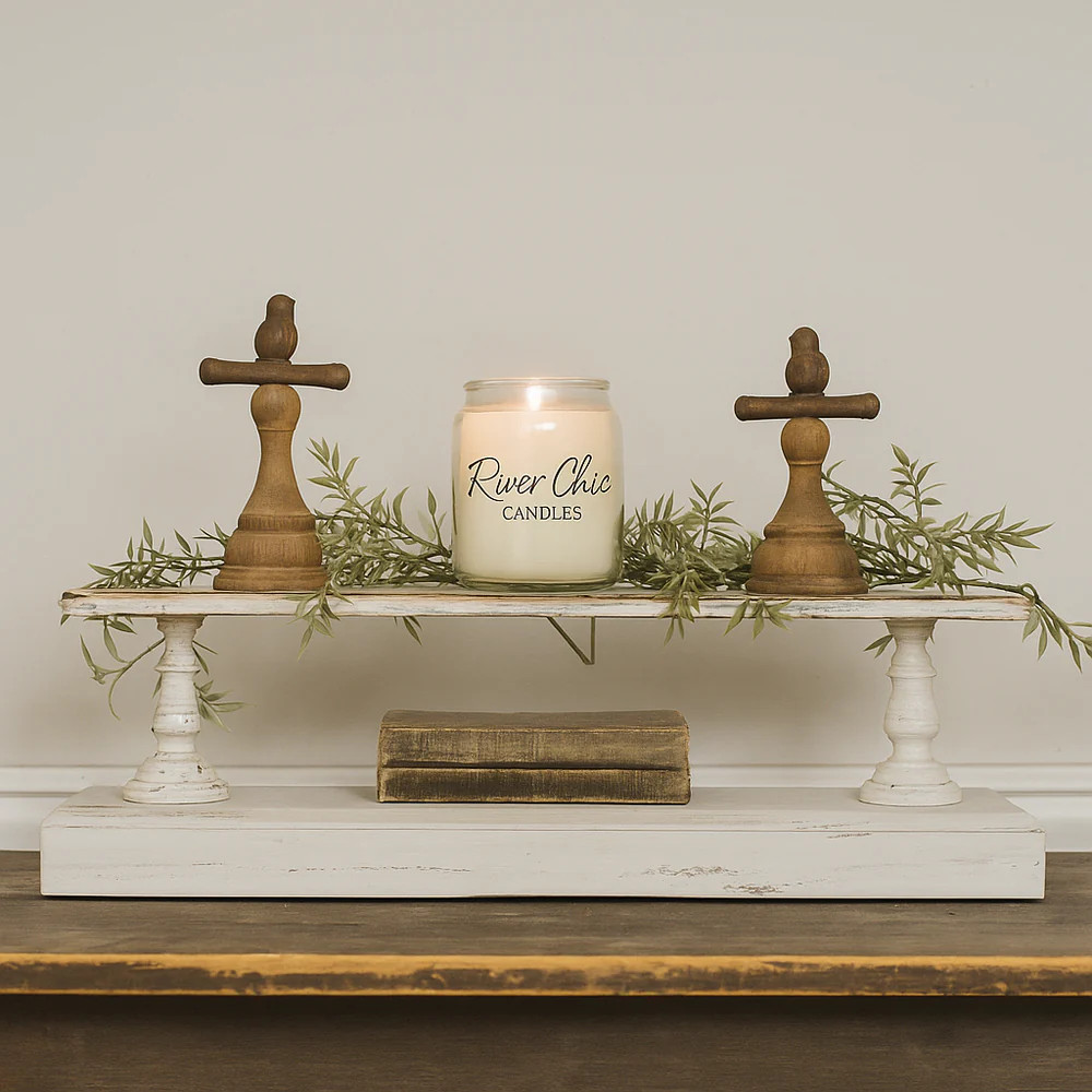 Distressed Two Tone Riser | River Chic Designs