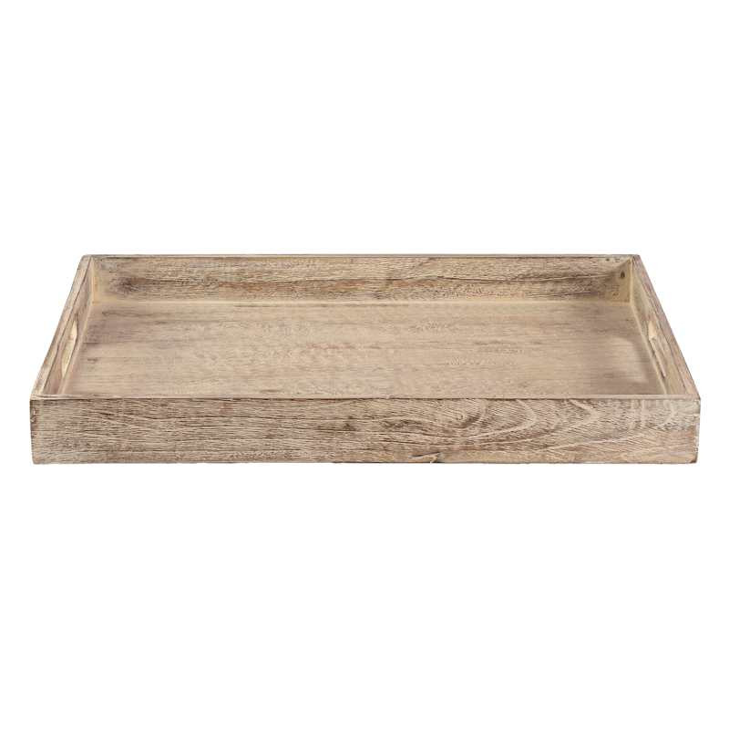 Grey Wooden Tray, 19x14 | At Home