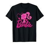 Barbie Black Heart Logo Crew Neck T-Shirt - Classic Fit, Short Sleeve, Cotton-Polyester Blend | Amazon (US)