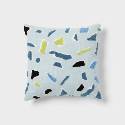Blue Terrazzo Kids' Decorative Pillow - Pillowfort™ | Target