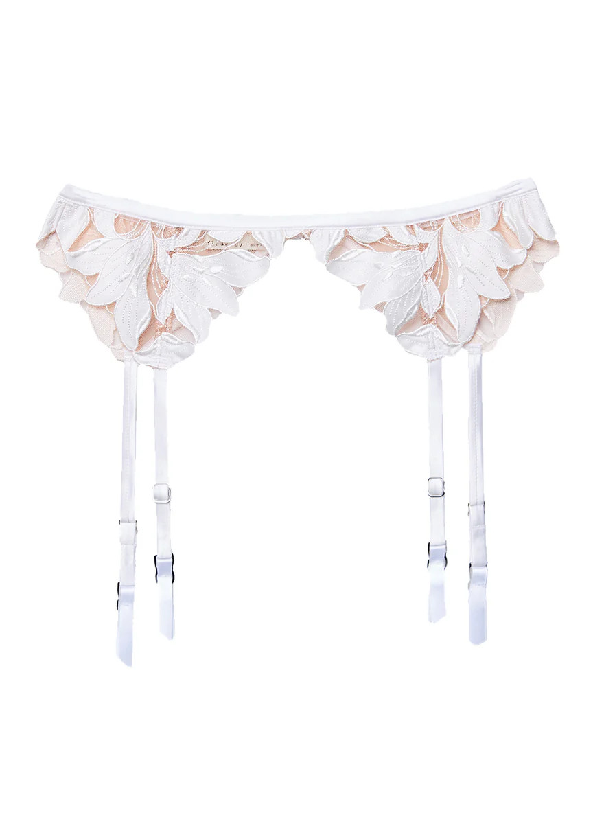 Lily Embroidery Garter Belt | Fleur du Mal