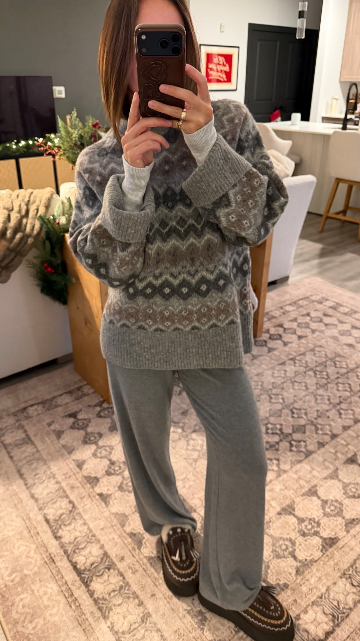 Movie night! Small sweater XS bottoms