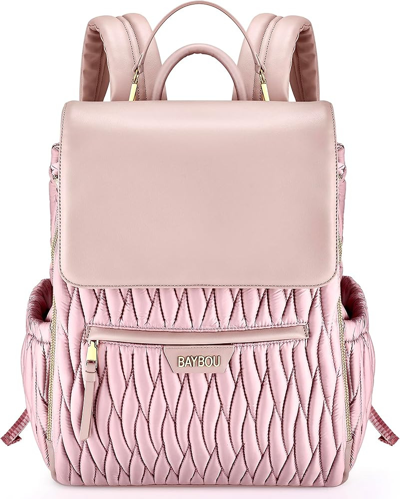 Baybou Diaper Bag Backpack Large Capacity, Waterproof, and Multifunctional Baby Essentials Travel... | Amazon (US)