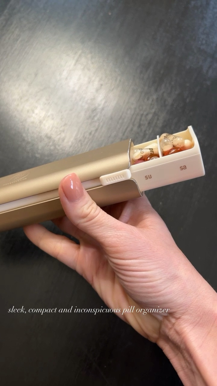 Vitamin organizer / pill organizer from Amazon
.
Amazon find, organization, must have, health, pillbox, vitamin box, fitness, healthy, beauty 

#LTKfit #LTKFind