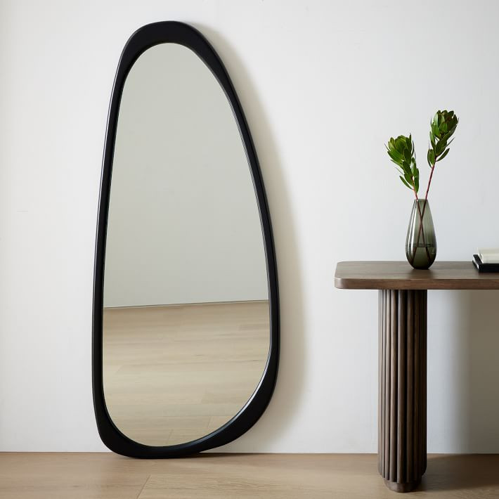 Mid Century Asymmetrical Floor Mirror | West Elm (US)