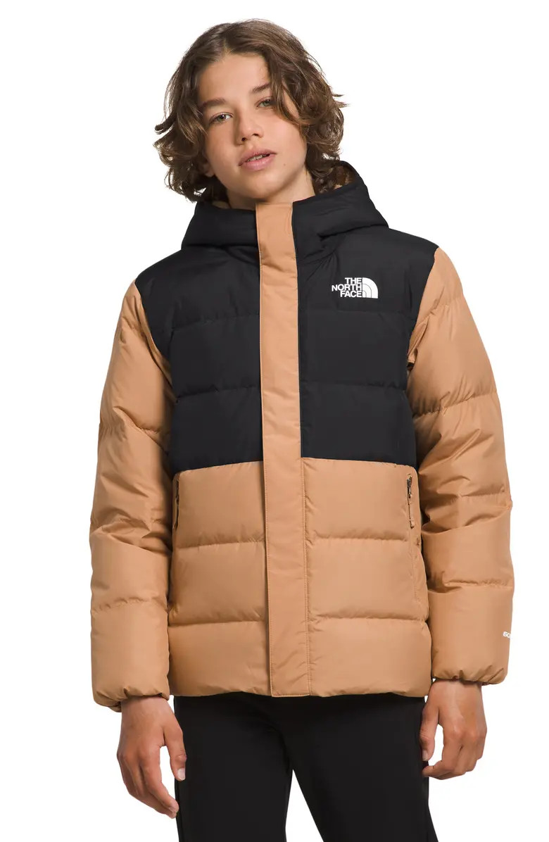 Kids' Water Repellent Fleece Lined Hooded Down Parka | Nordstrom
