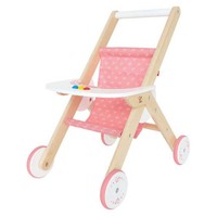 Click for more info about Hape Kids Wooden Babydoll Stroller Baby Toddler Pretend Toy Play Furniture