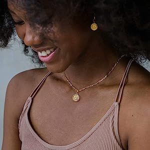 Yoosteel Gold Initial Necklaces for Women Girls, 14K Gold Plated Dainty Layering Paperclip Link C... | Amazon (US)